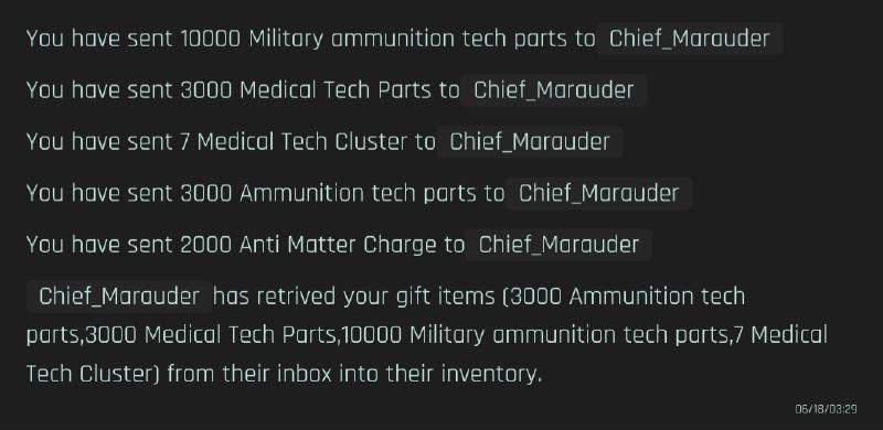 Birthday Gifts of K4LM3D to Chief_Marauder